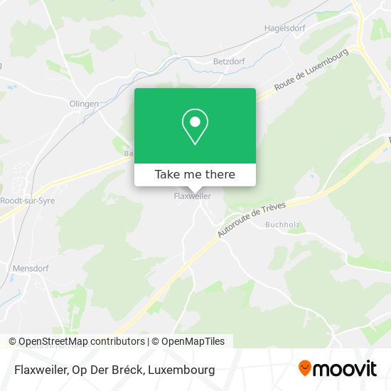 Flaxweiler, Op Der Bréck Karte