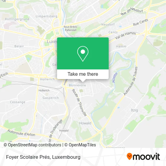 Foyer Scolaire Prés map