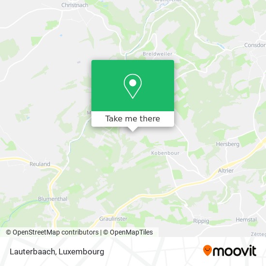 Lauterbaach map