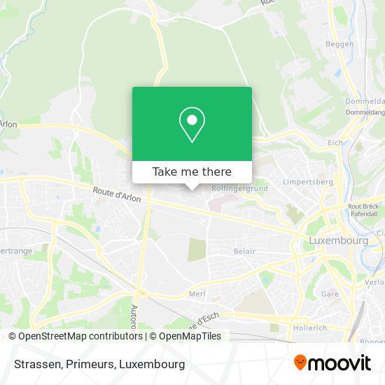 Strassen, Primeurs map