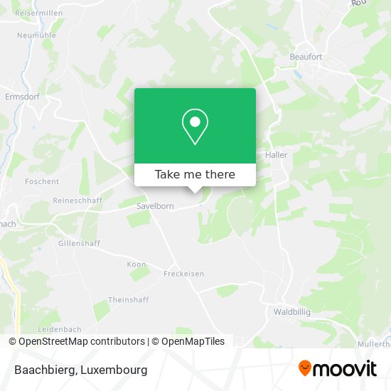 Baachbierg map