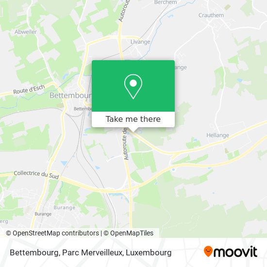 Bettembourg, Parc Merveilleux map
