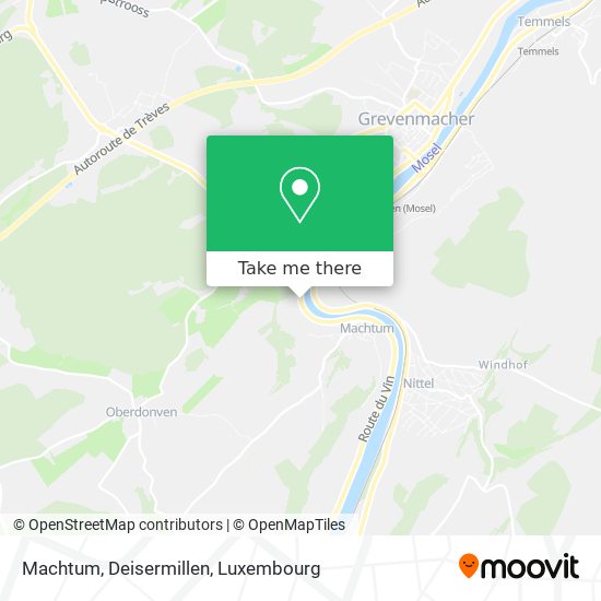 Machtum, Deisermillen map