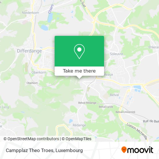 Campplaz Theo Troes map
