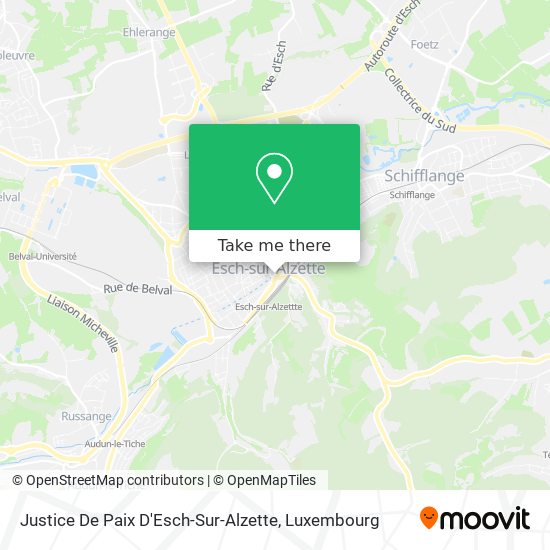 Justice De Paix D'Esch-Sur-Alzette map