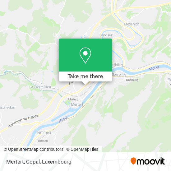 Mertert, Copal map