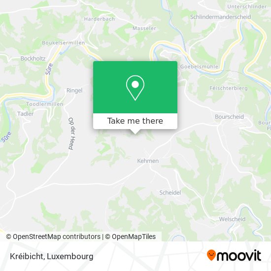 Kréibicht map