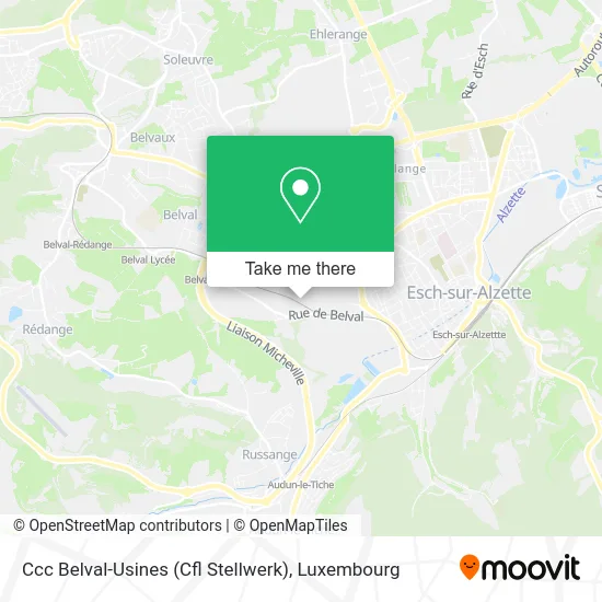 Ccc Belval-Usines (Cfl Stellwerk) map