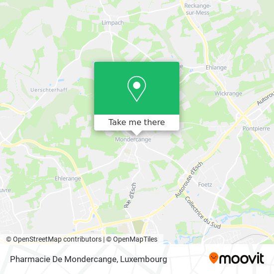 Pharmacie De Mondercange map