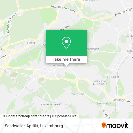 Sandweiler, Apdikt map