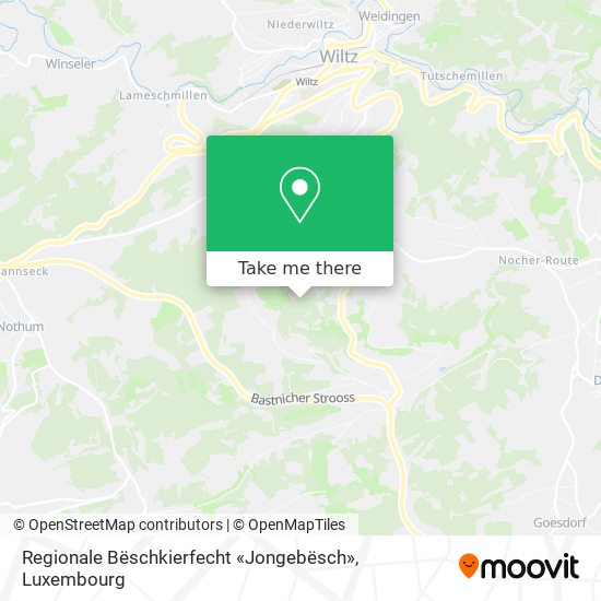 Regionale Bëschkierfecht «Jongebësch» map
