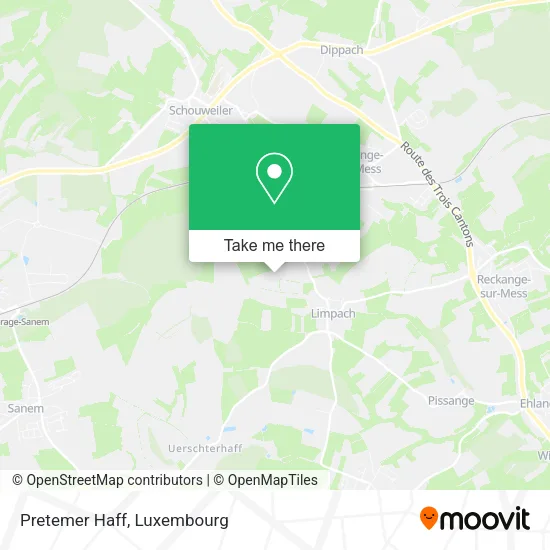 Pretemer Haff map