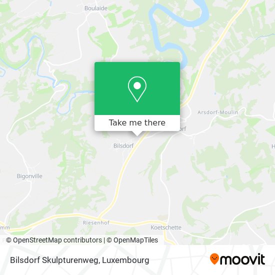 Bilsdorf Skulpturenweg map