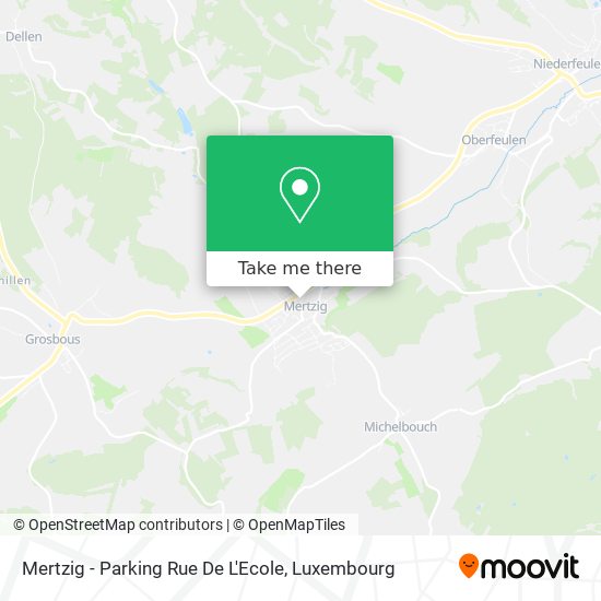 Mertzig - Parking Rue De L'Ecole Karte