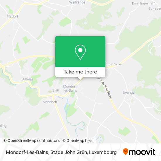 Mondorf-Les-Bains, Stade John Grün map