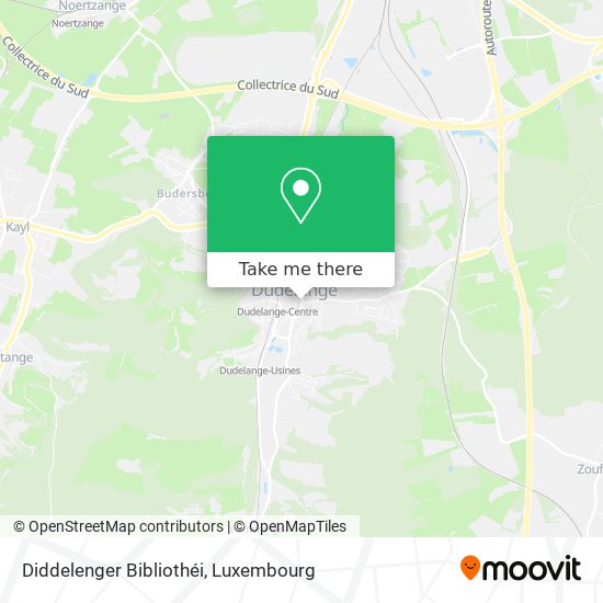 Diddelenger Bibliothéi map