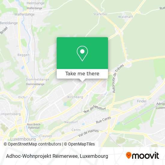 Adhoc-Wohnprojekt Réimerwee map
