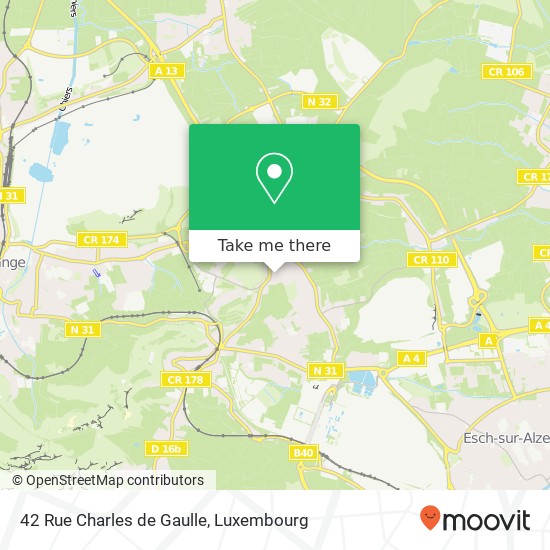 42 Rue Charles de Gaulle map