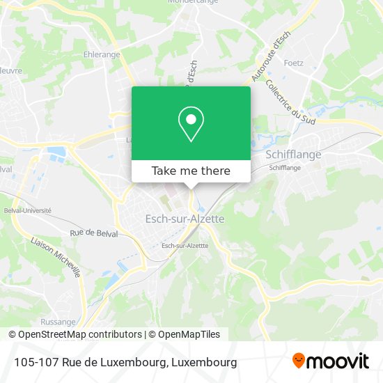 105-107 Rue de Luxembourg map