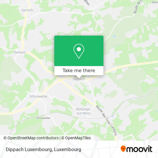 Dippach Luxembourg map