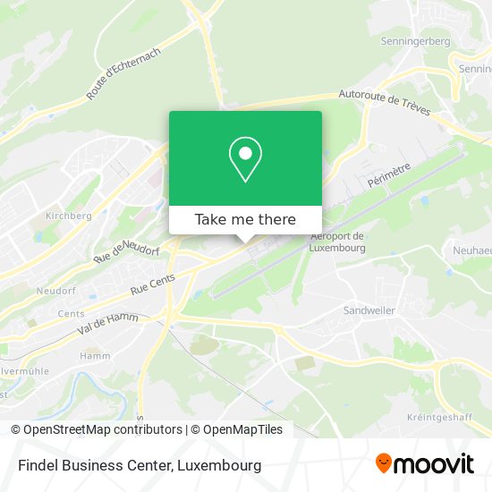 Findel Business Center Karte