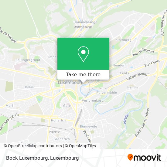 Bock Luxembourg map