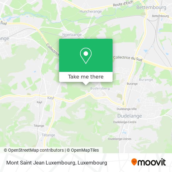 Mont Saint Jean Luxembourg map