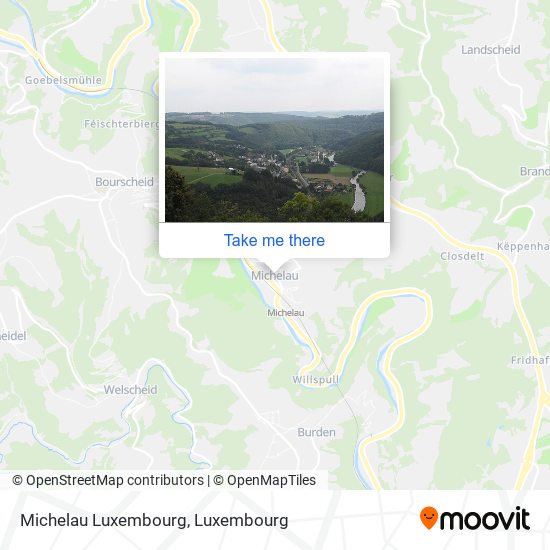 Michelau Luxembourg map