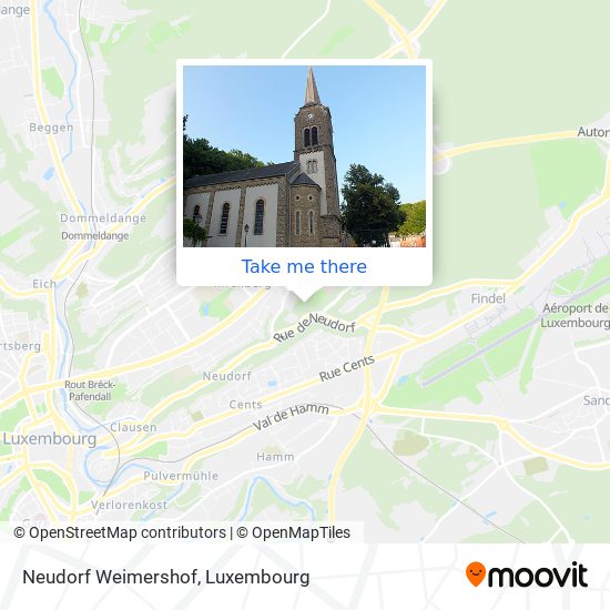 Neudorf Weimershof map