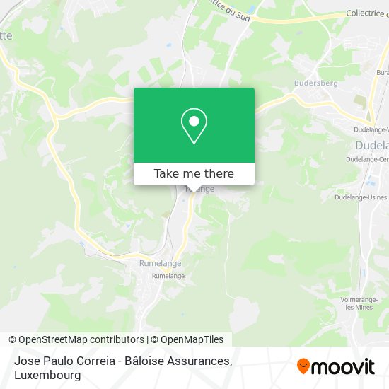 Jose Paulo Correia - Bâloise Assurances map