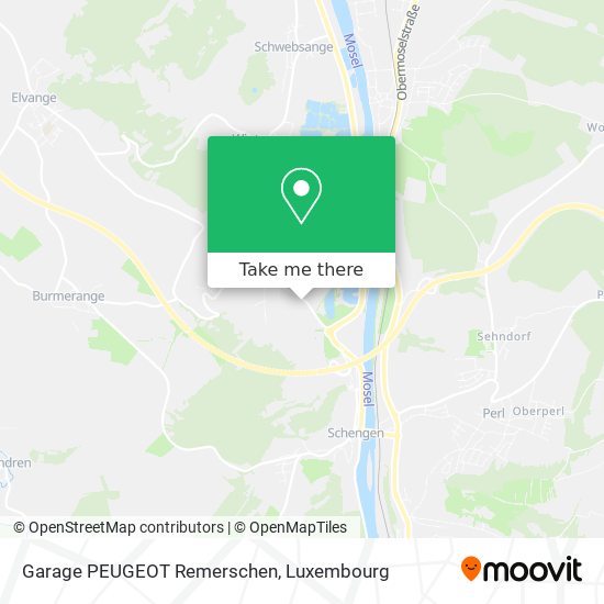 Garage PEUGEOT Remerschen map