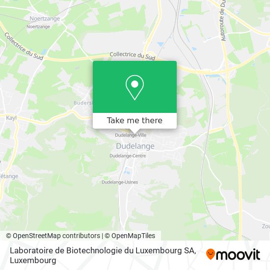 Laboratoire de Biotechnologie du Luxembourg SA map