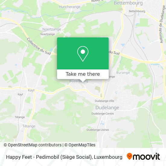 Happy Feet - Pedimobil (Siège Social) map