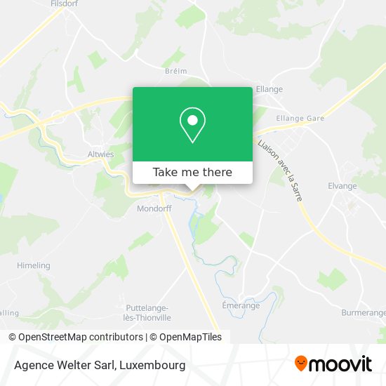 Agence Welter Sarl map