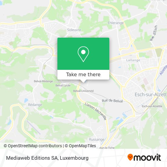 Mediaweb Editions SA map