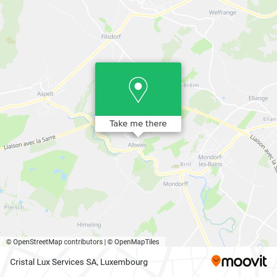 Cristal Lux Services SA map