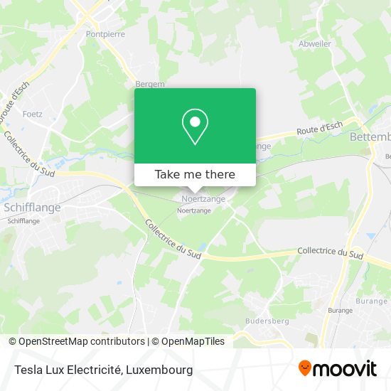 Tesla Lux Electricité map