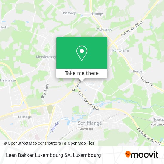 Leen Bakker Luxembourg SA map
