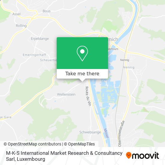 M-K-S International Market Research & Consultancy Sarl map