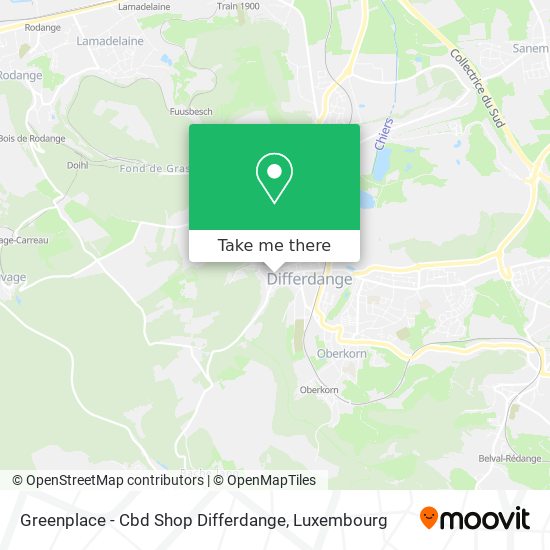 Greenplace - Cbd Shop Differdange Karte