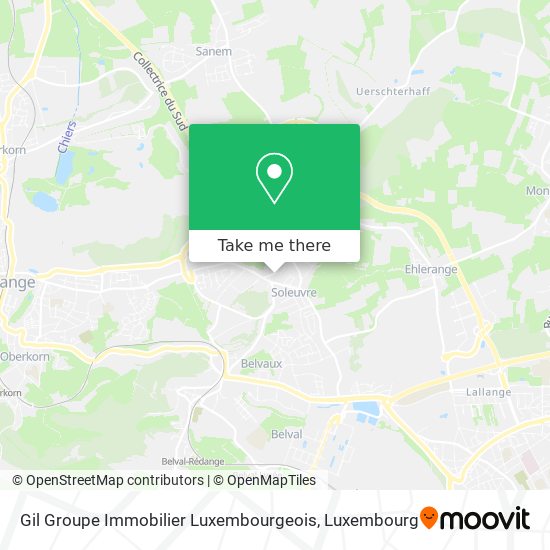 Gil Groupe Immobilier Luxembourgeois map