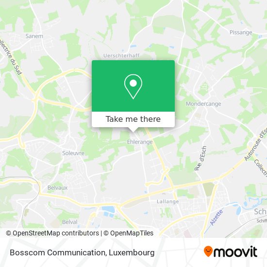 Bosscom Communication map