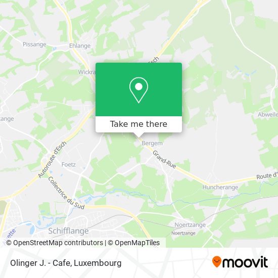 Olinger J. - Cafe map
