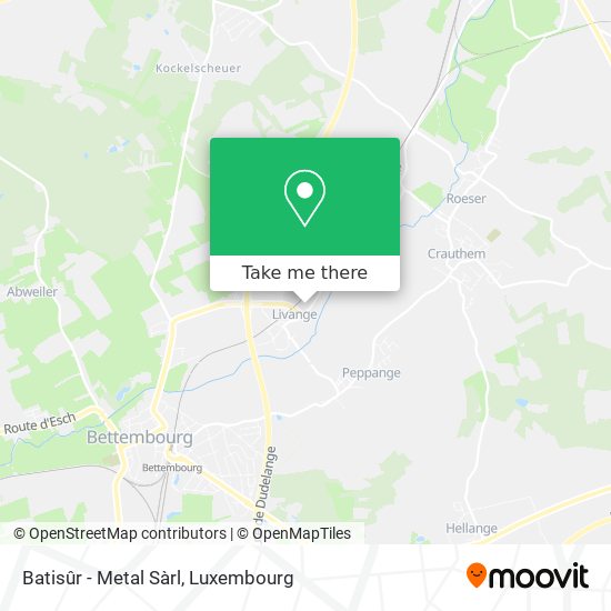 Batisûr - Metal Sàrl map