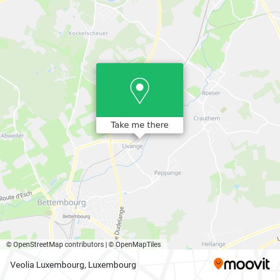 Veolia Luxembourg map
