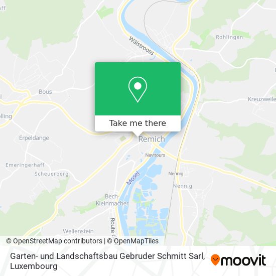 Garten- und Landschaftsbau Gebruder Schmitt Sarl Karte