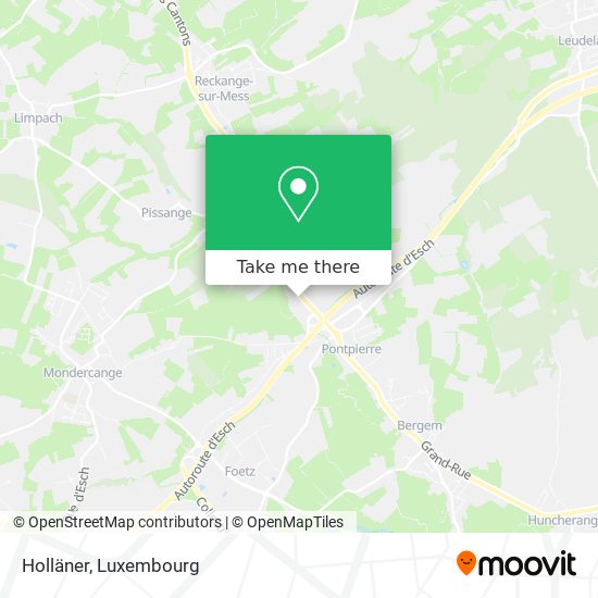 Holläner map
