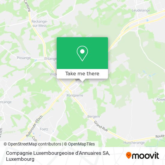 Compagnie Luxembourgeoise d'Annuaires SA map