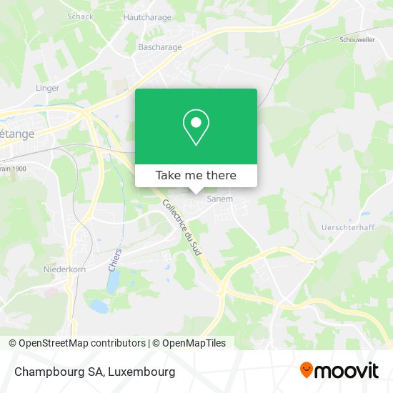 Champbourg SA map