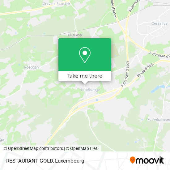 RESTAURANT GOLD map